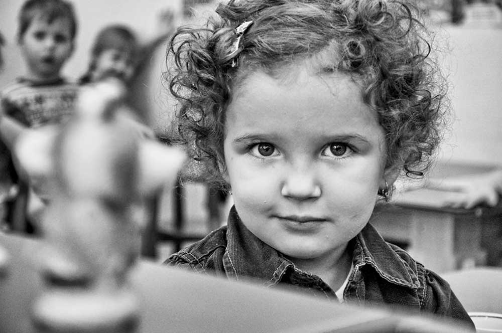 عکاسی پرتره آنا در 3 سالگی