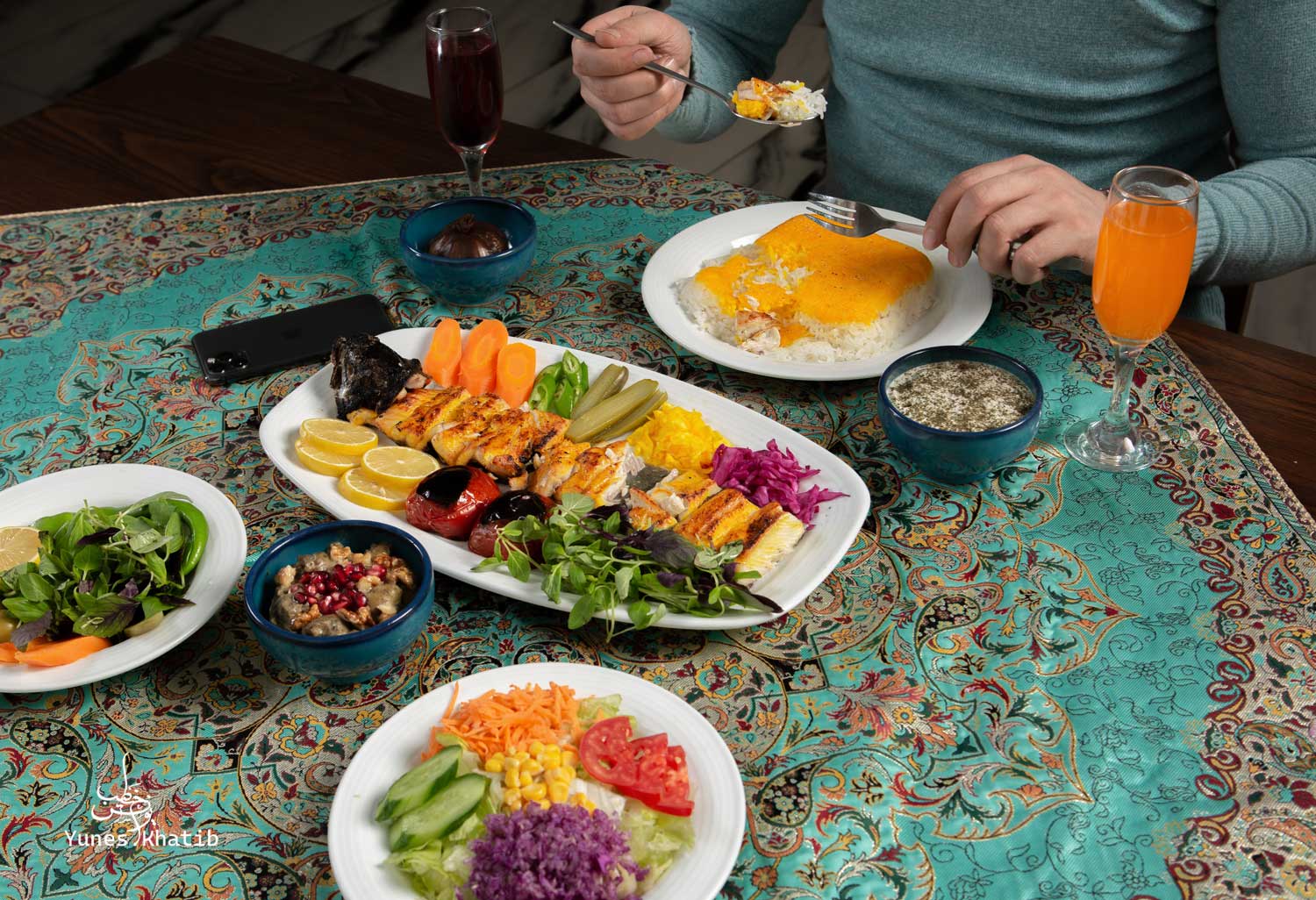 عکاسی میز غذا