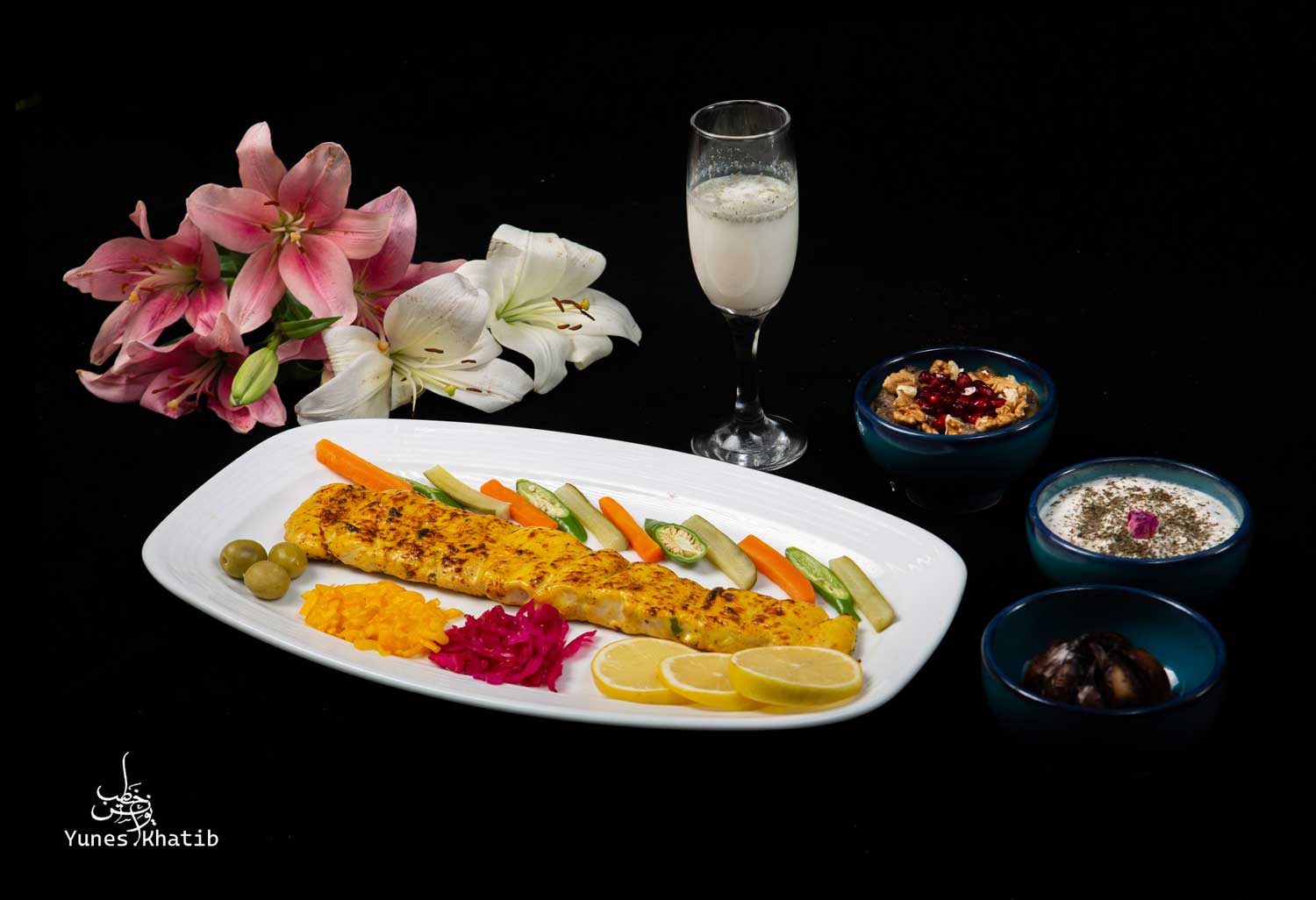 عکاسی با پرده مشکی