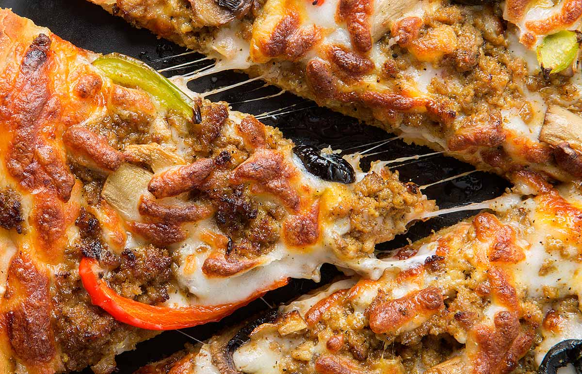 عکاسی غذا پیتزا